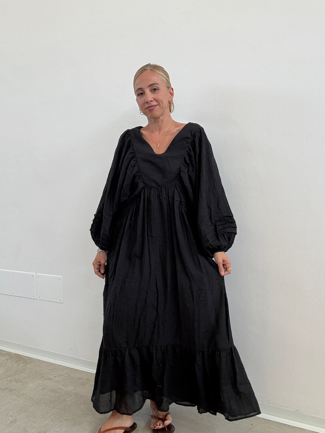 MAXI ABITO CLELIA NERO