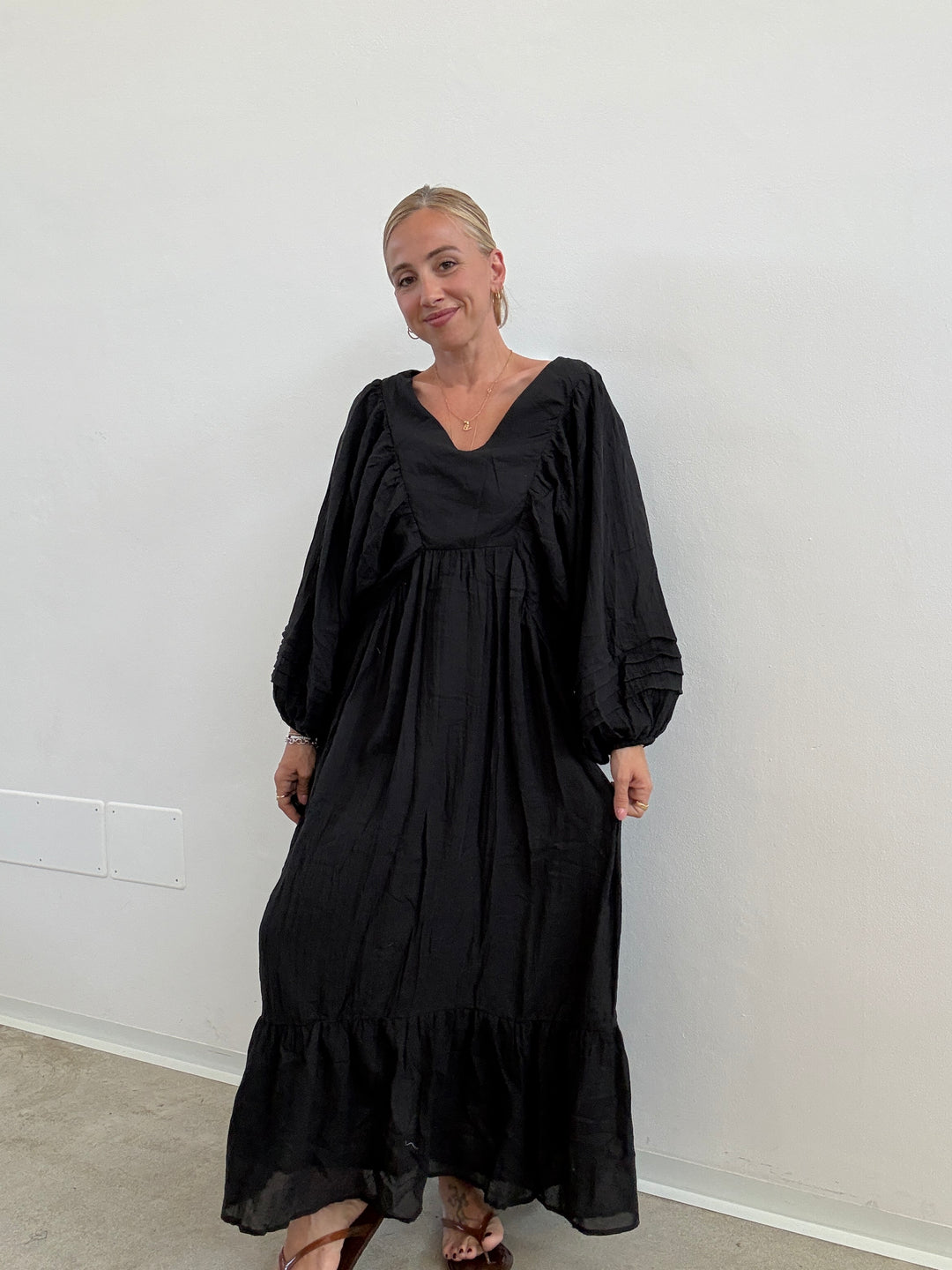 MAXI ABITO CLELIA NERO
