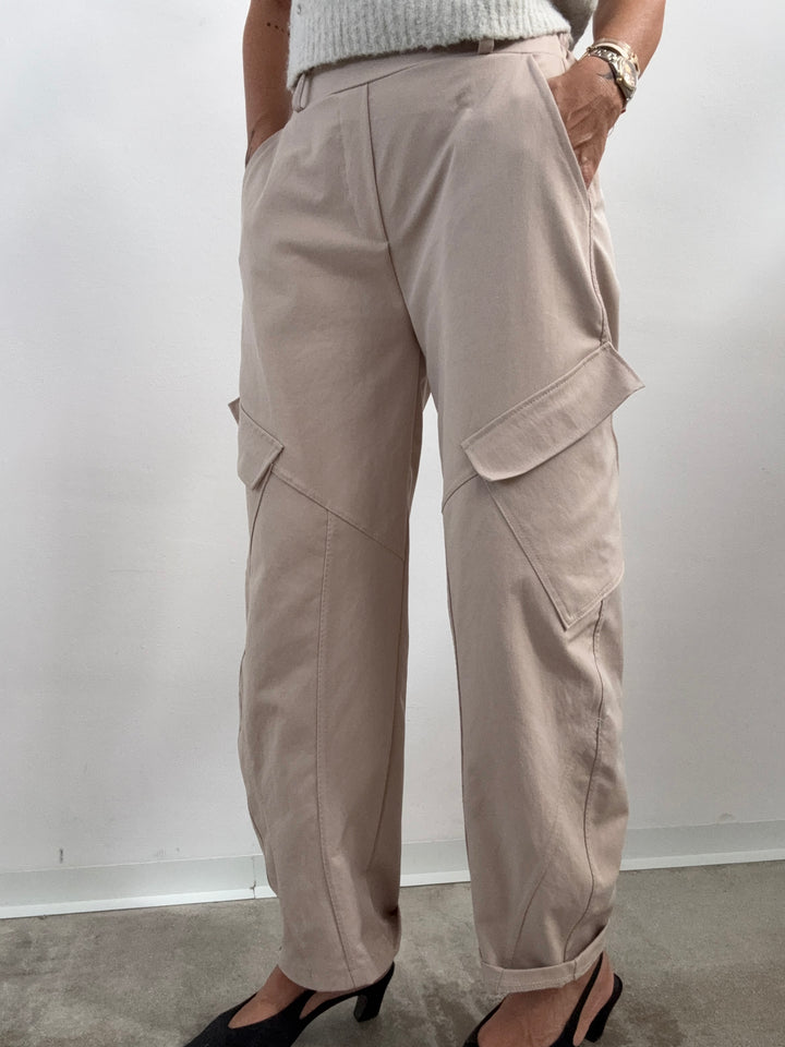PANTA BRIGITTE CARGO LIGHTBEIGE