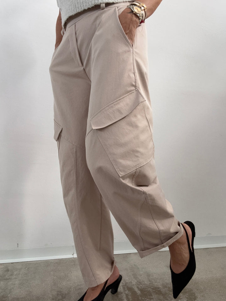 PANTA BRIGITTE CARGO LIGHTBEIGE