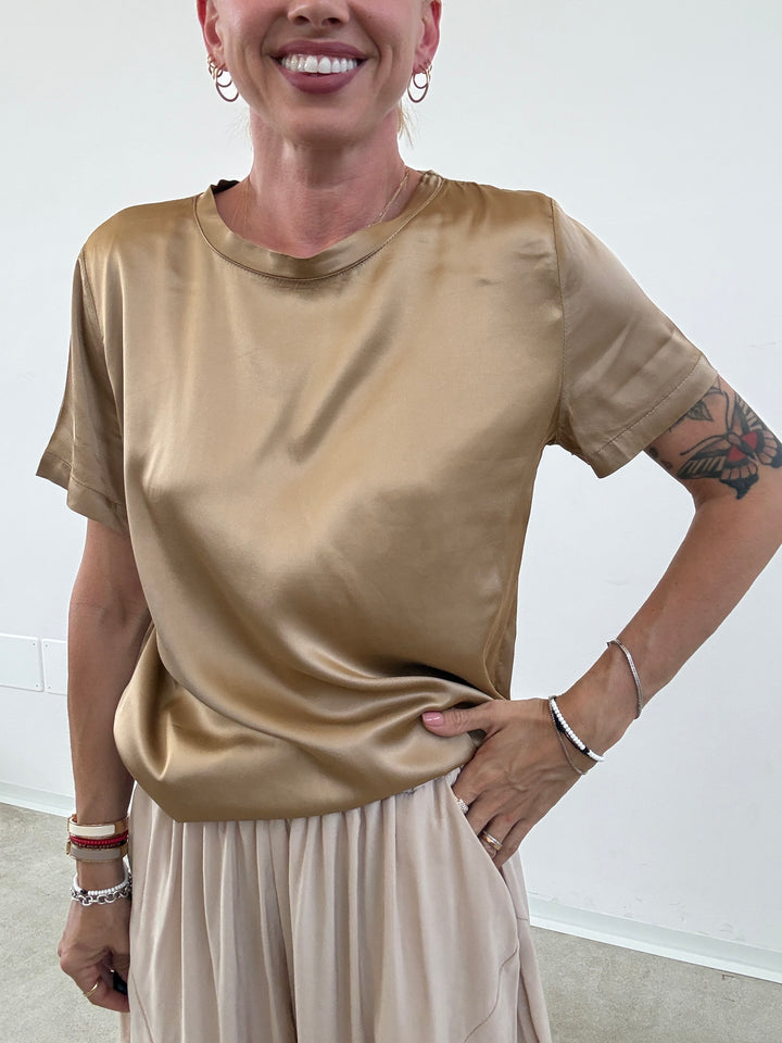 TSHIRT BETTA SATIN SAND