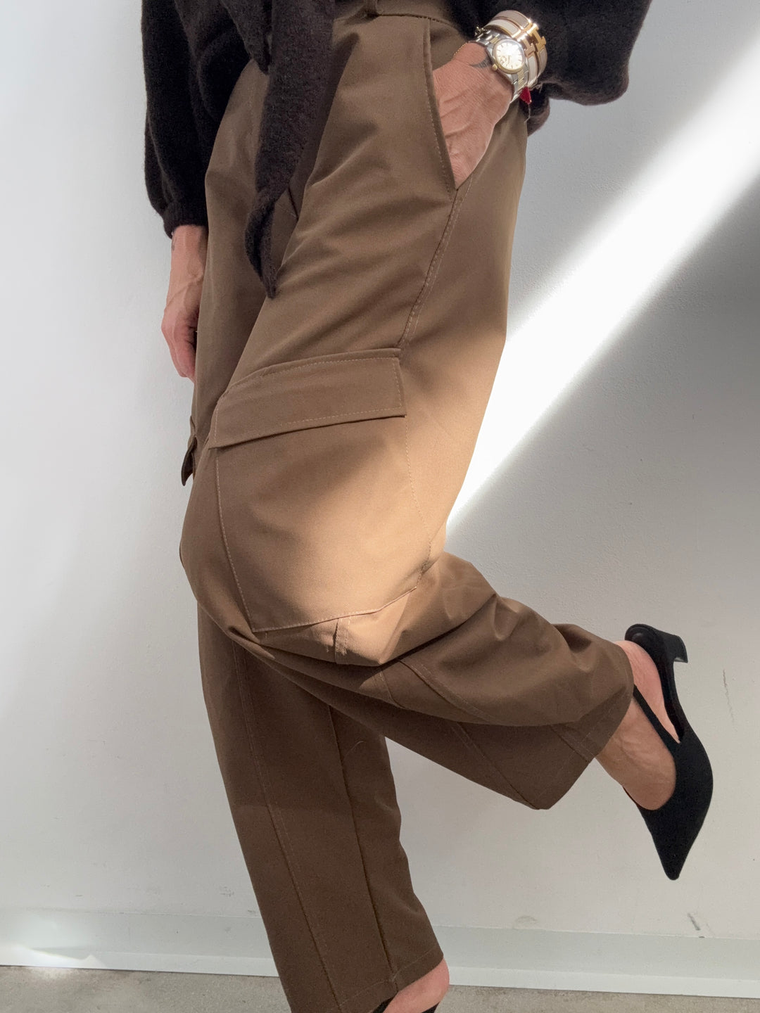 PANTA BRIGITTE CARGO BISCOTTO