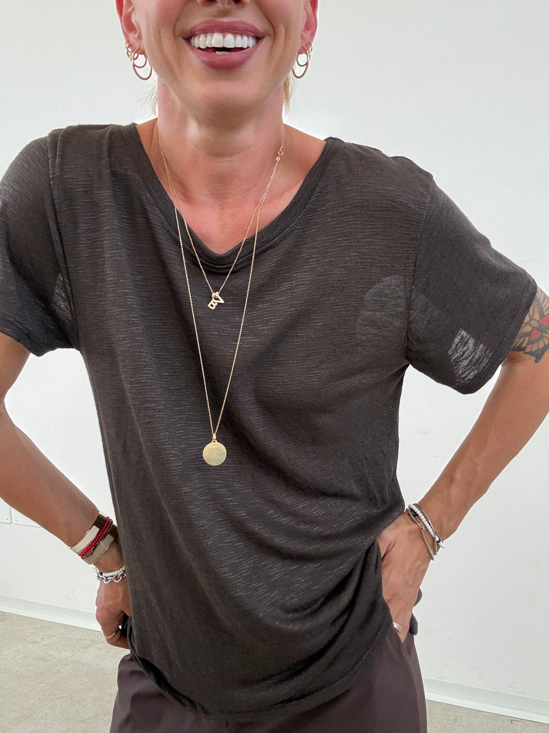 TSHIRT SCATOLA FIAMMATA CIOCCO