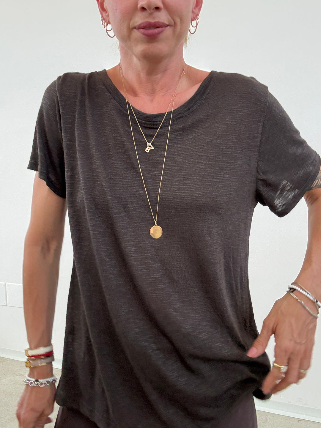 TSHIRT SCATOLA FIAMMATA CIOCCO