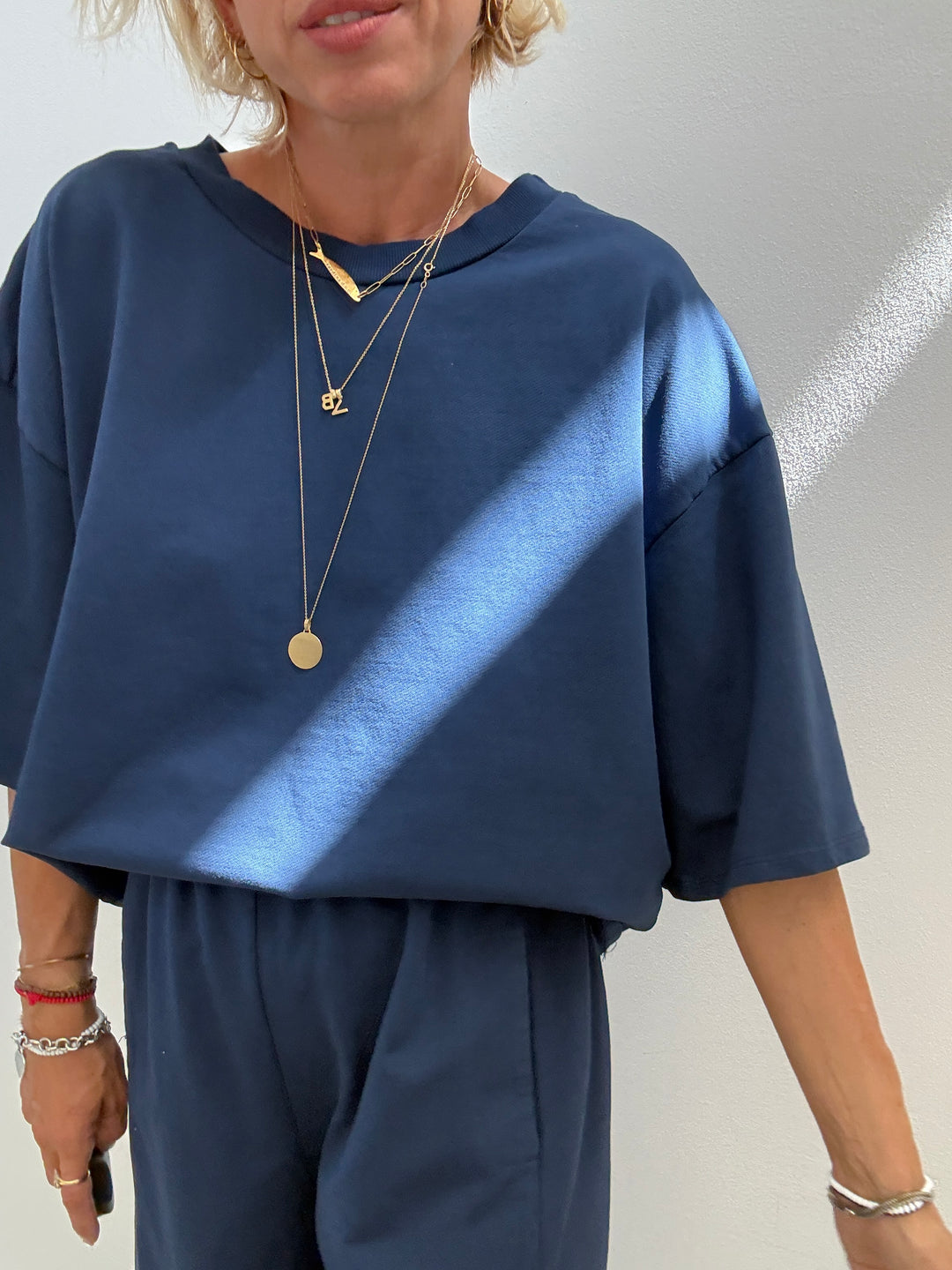 FELPA M/CORTA BLU NAVY