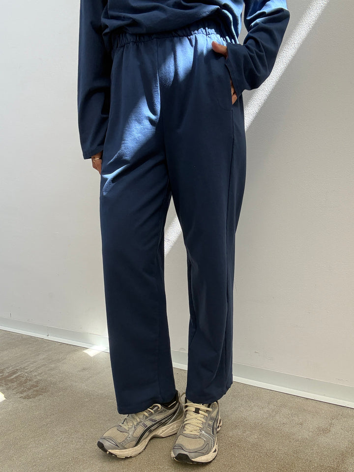 PANTALONE IVANA BLU NAVY
