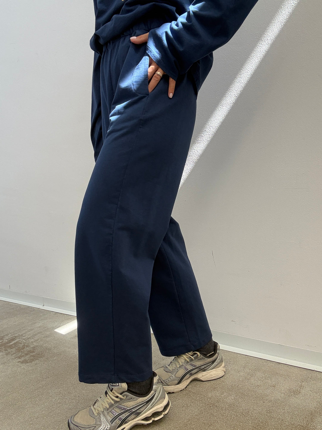 PANTALONE IVANA BLU NAVY