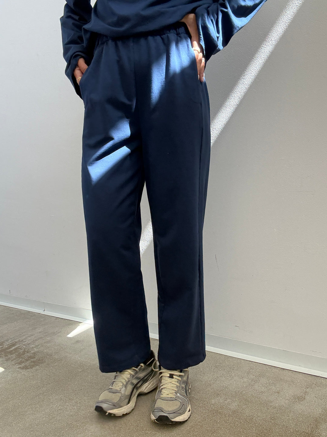 PANTALONE IVANA BLU NAVY