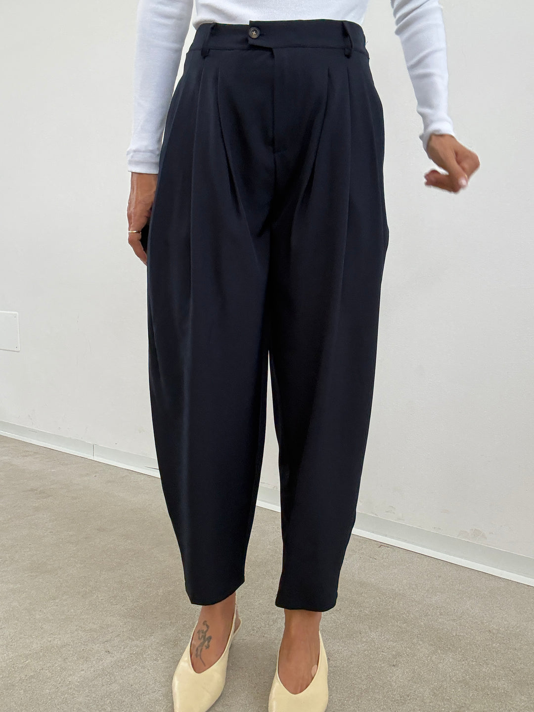 PANTALONE  OVETTO BASIC BLU NOTTE