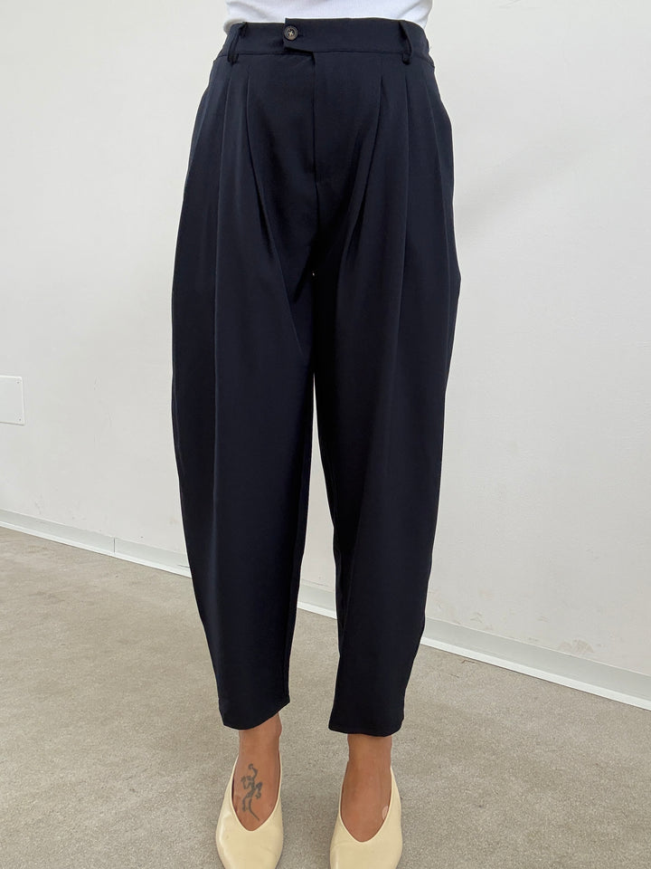 PANTALONE  OVETTO BASIC BLU NOTTE
