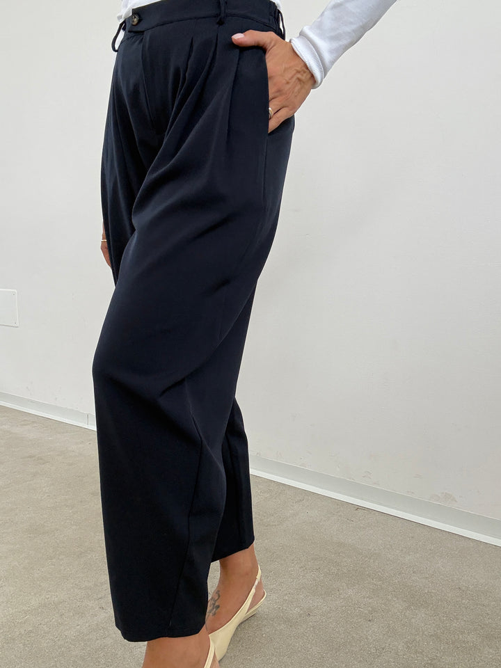 PANTALONE  OVETTO BASIC BLU NOTTE
