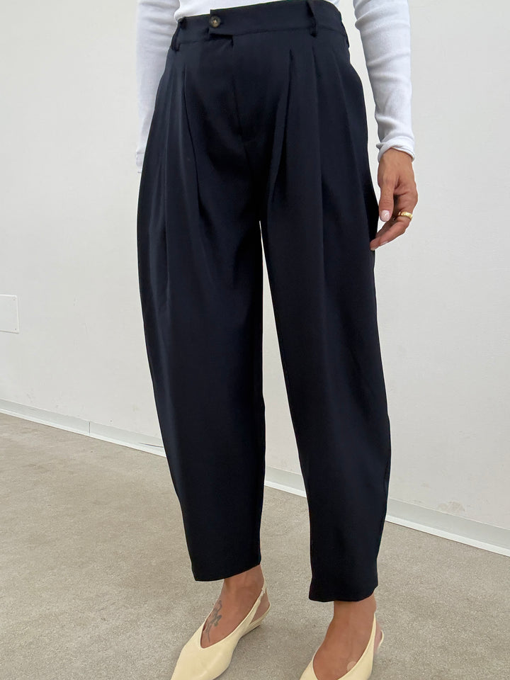 PANTALONE  OVETTO BASIC BLU NOTTE