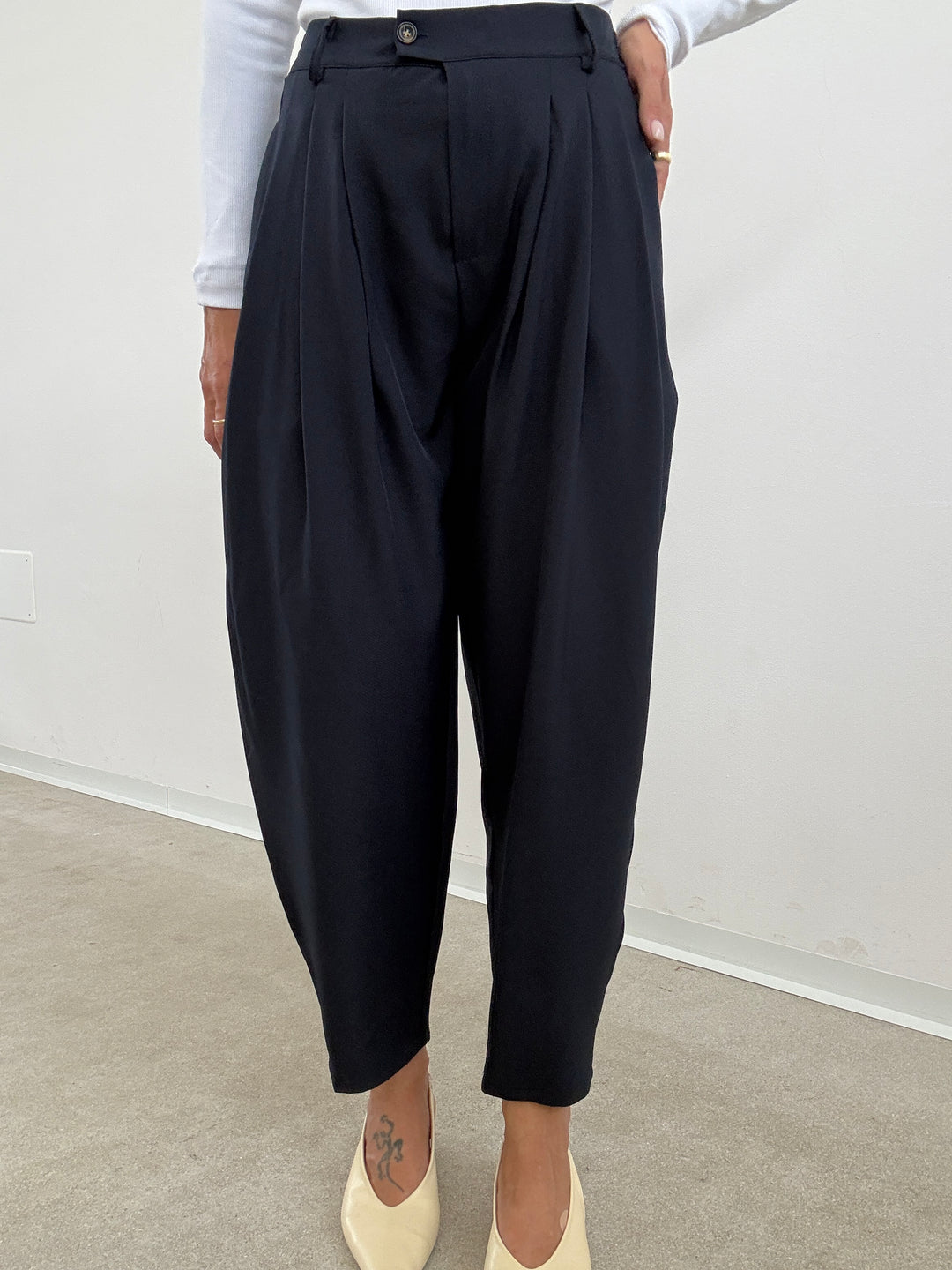 PANTALONE  OVETTO BASIC BLU NOTTE