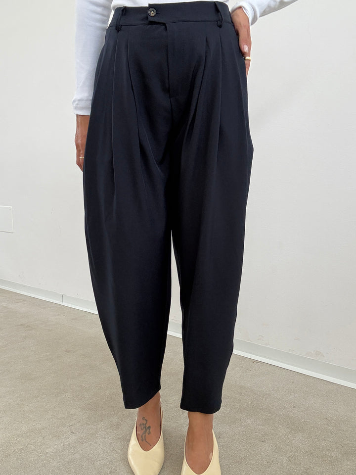 PANTALONE  OVETTO BASIC BLU NOTTE