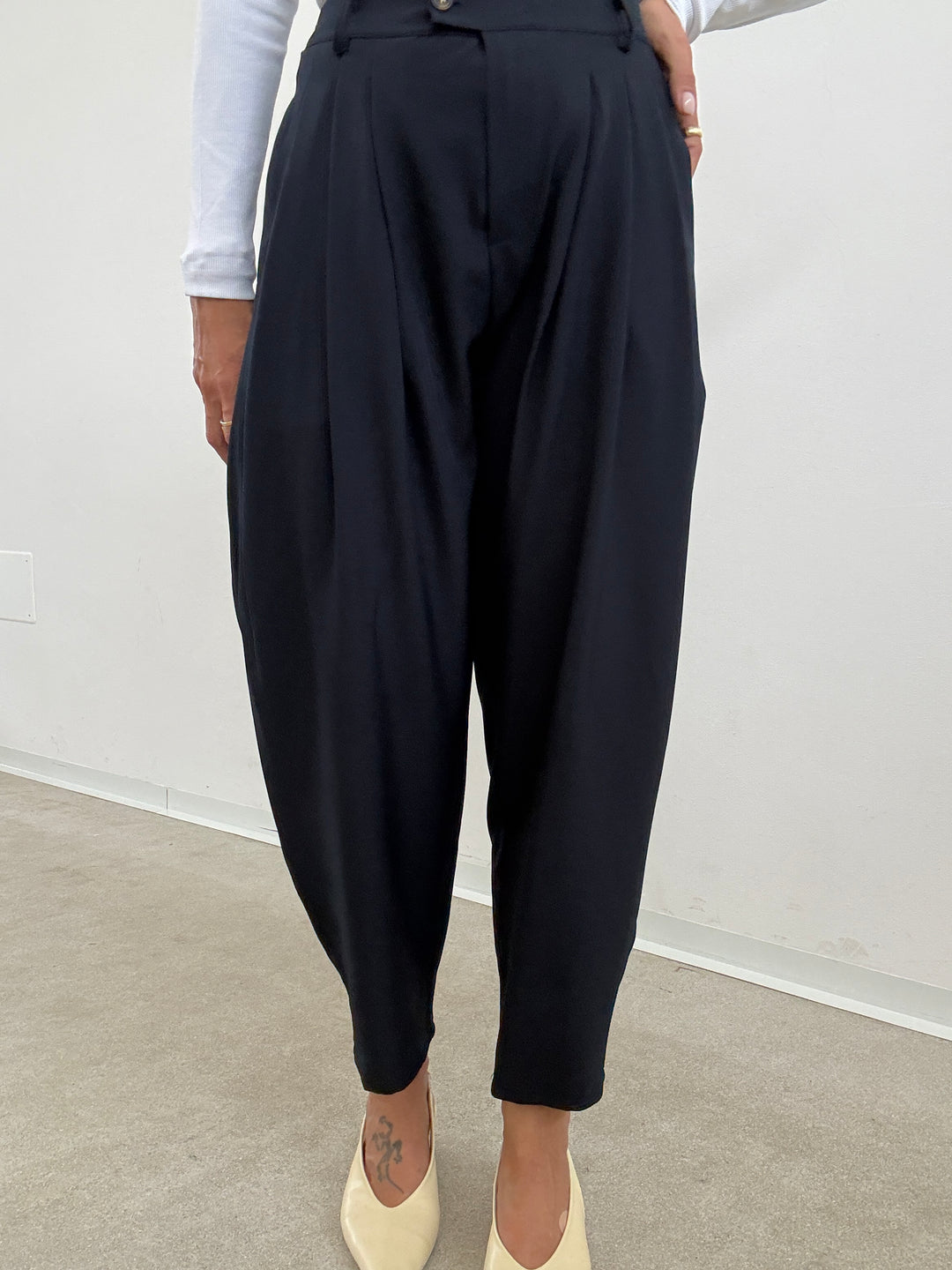 PANTALONE  OVETTO BASIC BLU NOTTE
