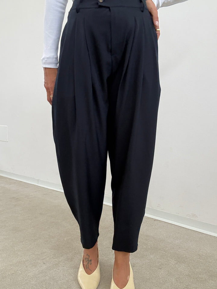 PANTALONE  OVETTO BASIC BLU NOTTE