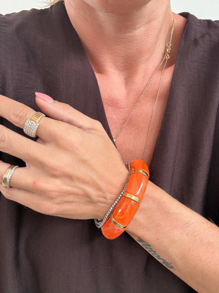 BRACCIALE ELASTICO ARANCIO