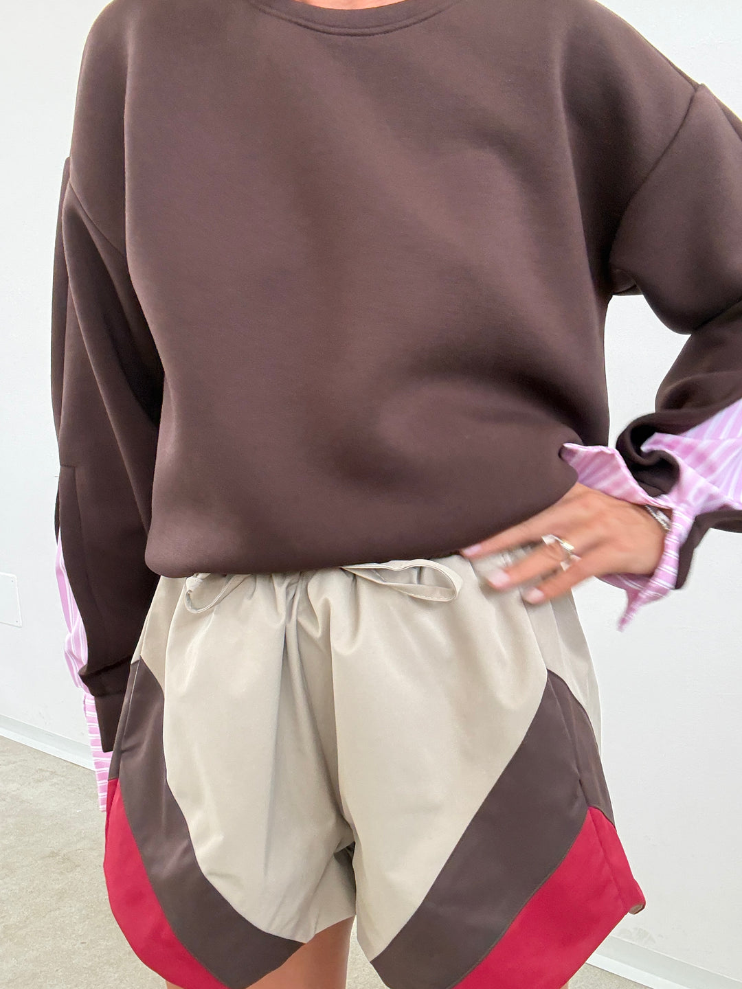 BERMUDA GIADA BEIGE/CIOCCO/ROSSO