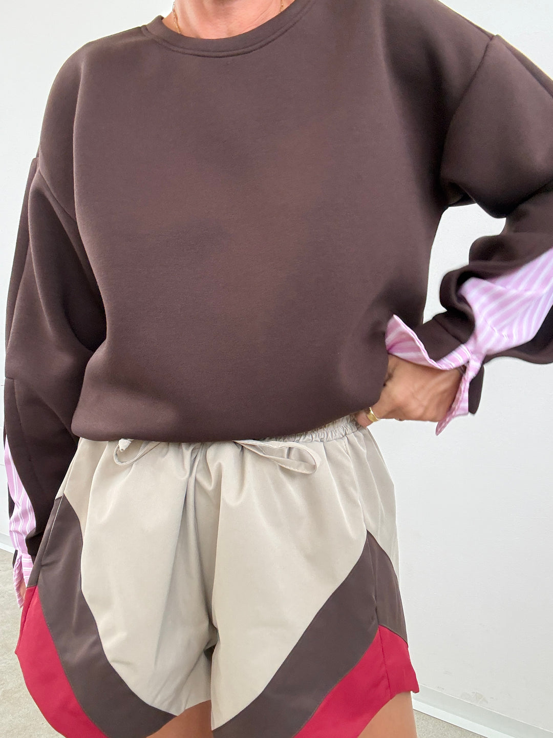 BERMUDA GIADA BEIGE/CIOCCO/ROSSO