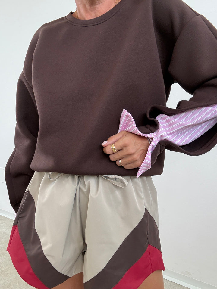 BERMUDA GIADA BEIGE/CIOCCO/ROSSO