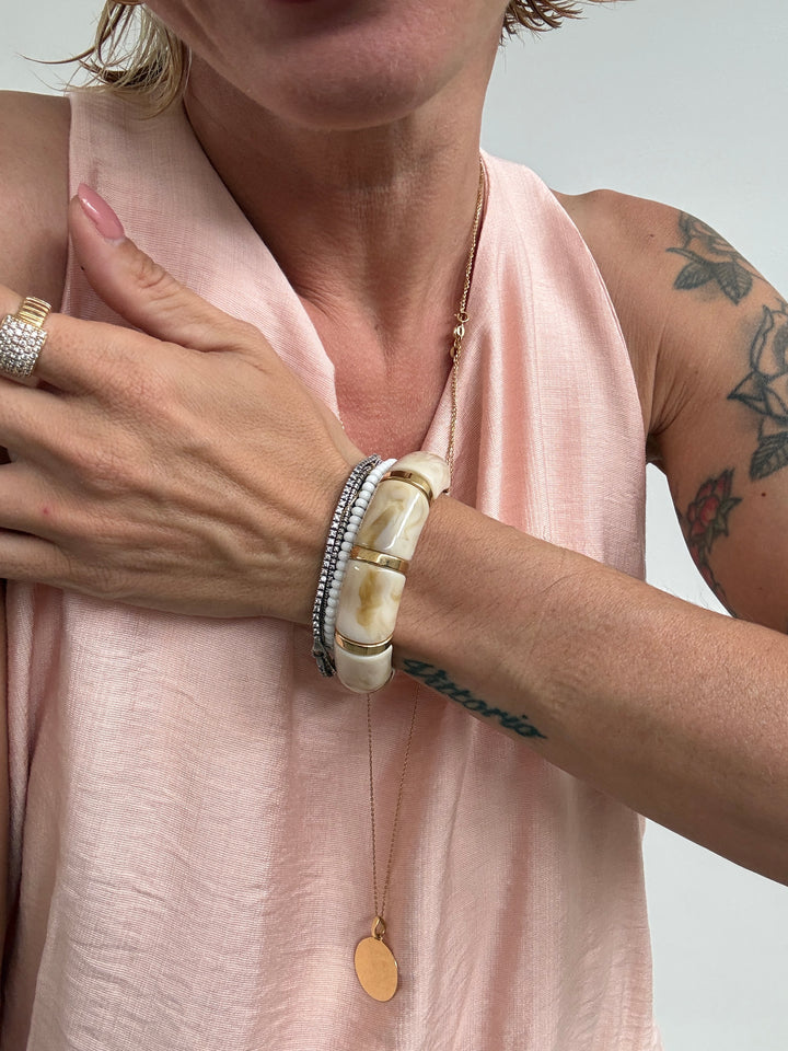 BRACCIALE ELASTICO MARMO