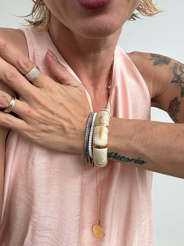BRACCIALE ELASTICO MARMO