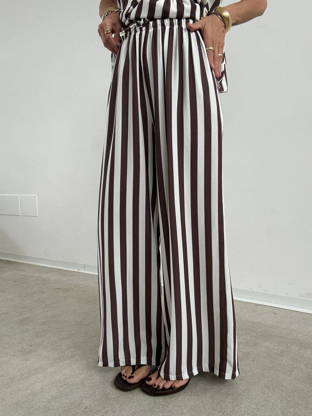 SET MOIRA RIGA CIOCCO/BIANCO