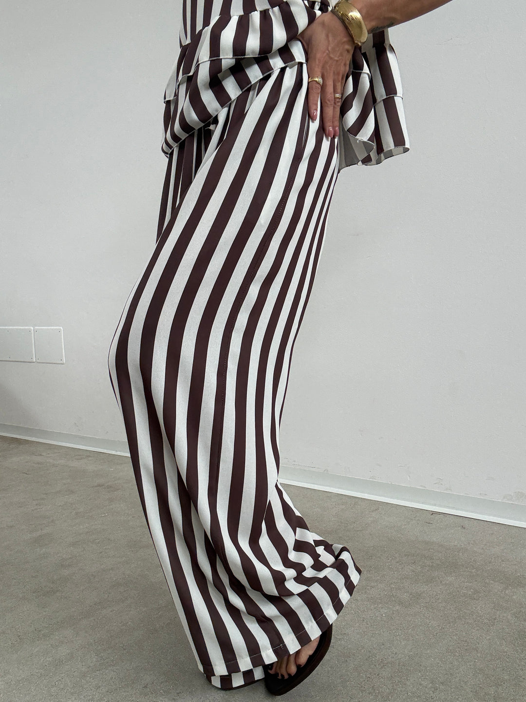 SET MOIRA RIGA CIOCCO/BIANCO