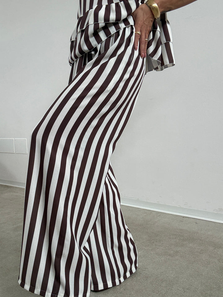 SET MOIRA RIGA CIOCCO/BIANCO