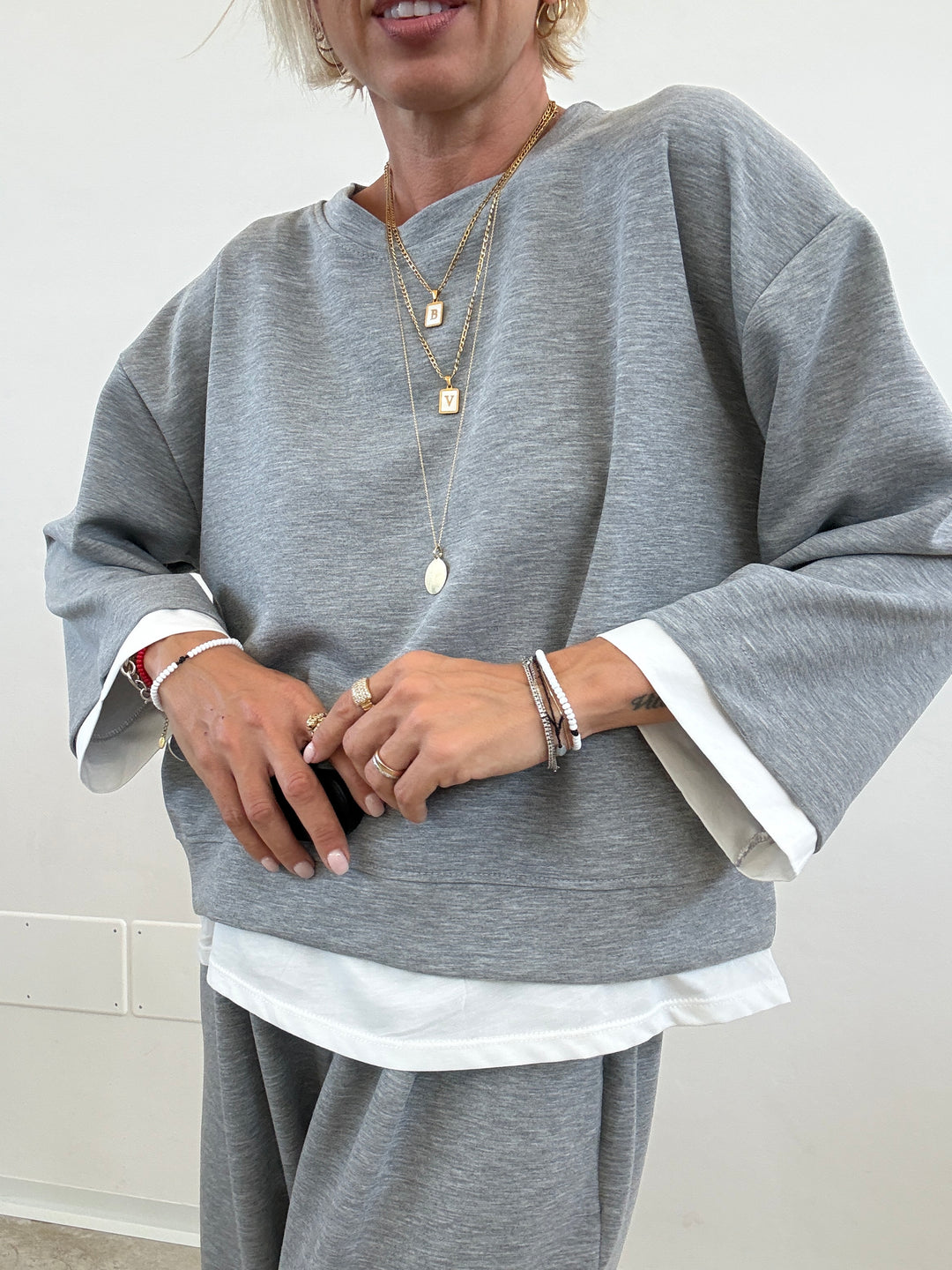SET GIULIA NEOPRENE GRIGIO MEL