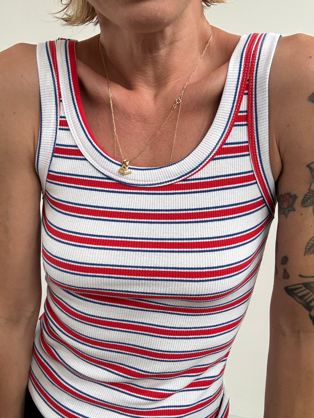 CANOTTA ARIEL RIGA ROSSO/BLU