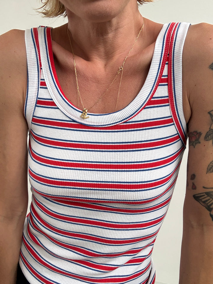 CANOTTA ARIEL RIGA ROSSO/BLU