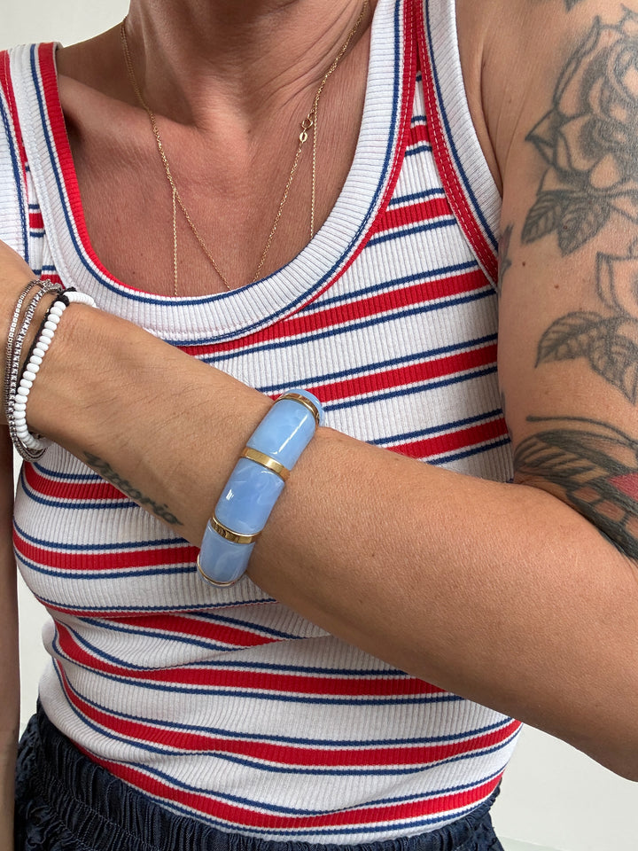 BRACCIALE ELASTICO CELESTE