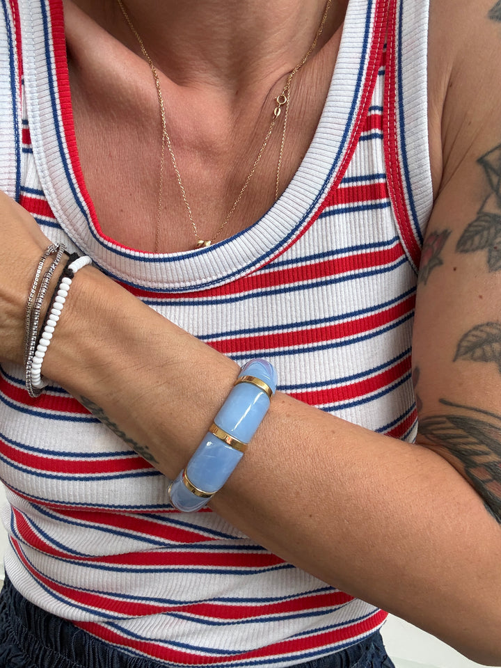 BRACCIALE ELASTICO CELESTE
