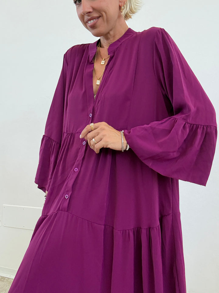 CHEMISIER TANGO CICLAMINO