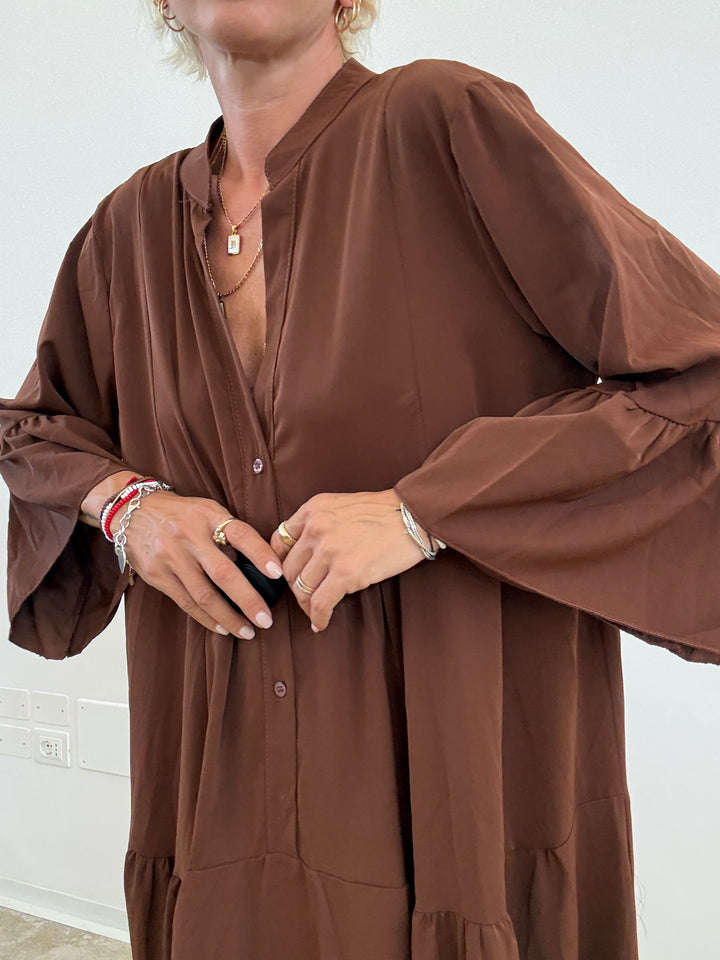 CHEMISIER TANGO MARRONE