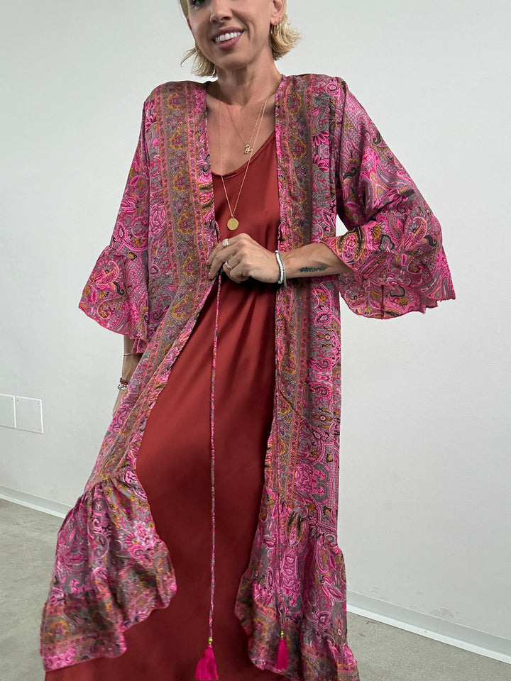 KIMONO BALZA BUBBLE/TAUPE