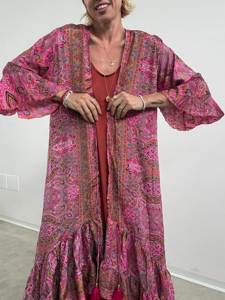 KIMONO BALZA BUBBLE/TAUPE