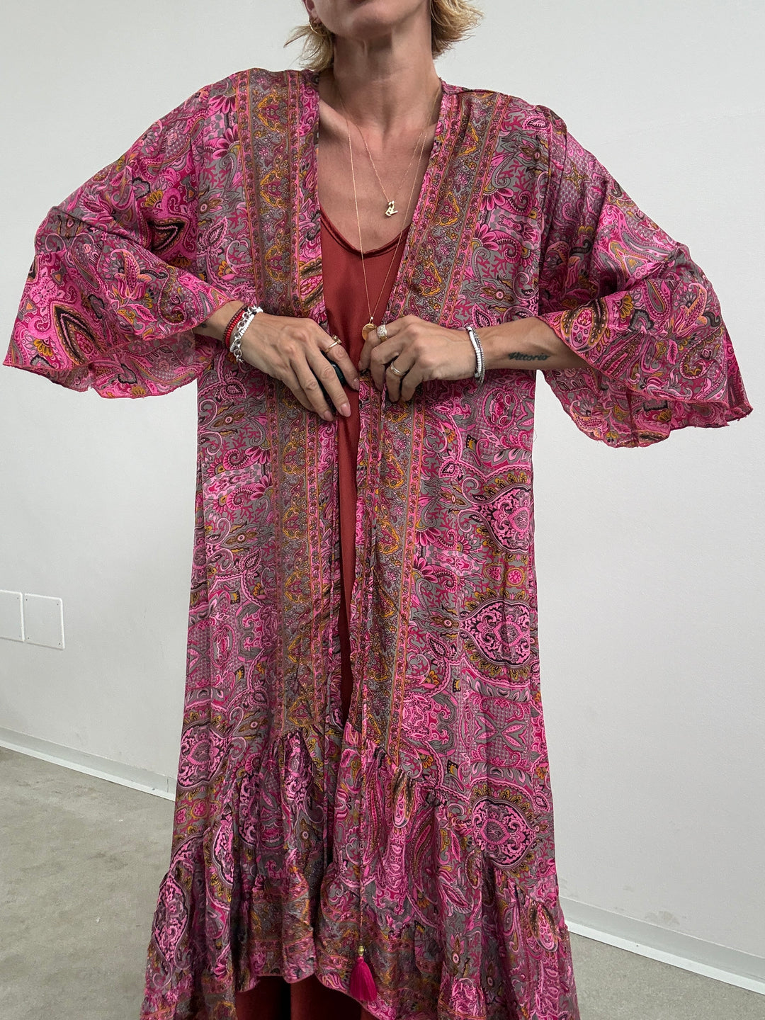 KIMONO BALZA BUBBLE/TAUPE