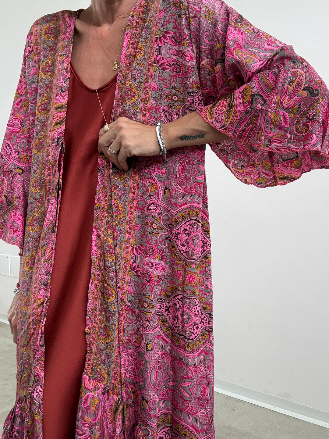 KIMONO BALZA BUBBLE/TAUPE