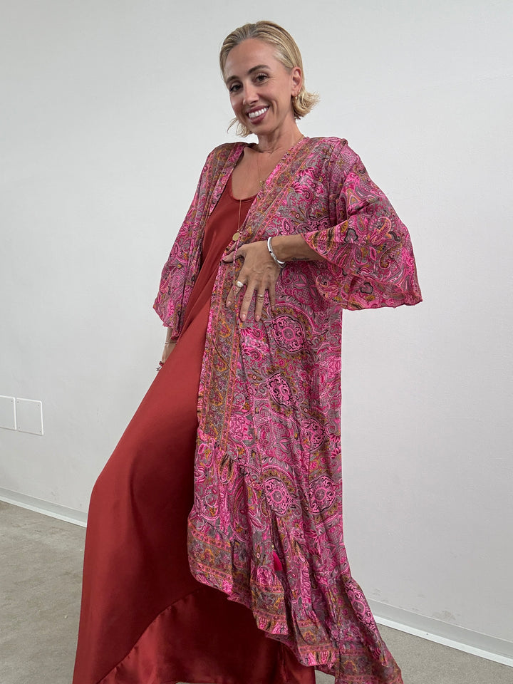 KIMONO BALZA BUBBLE/TAUPE