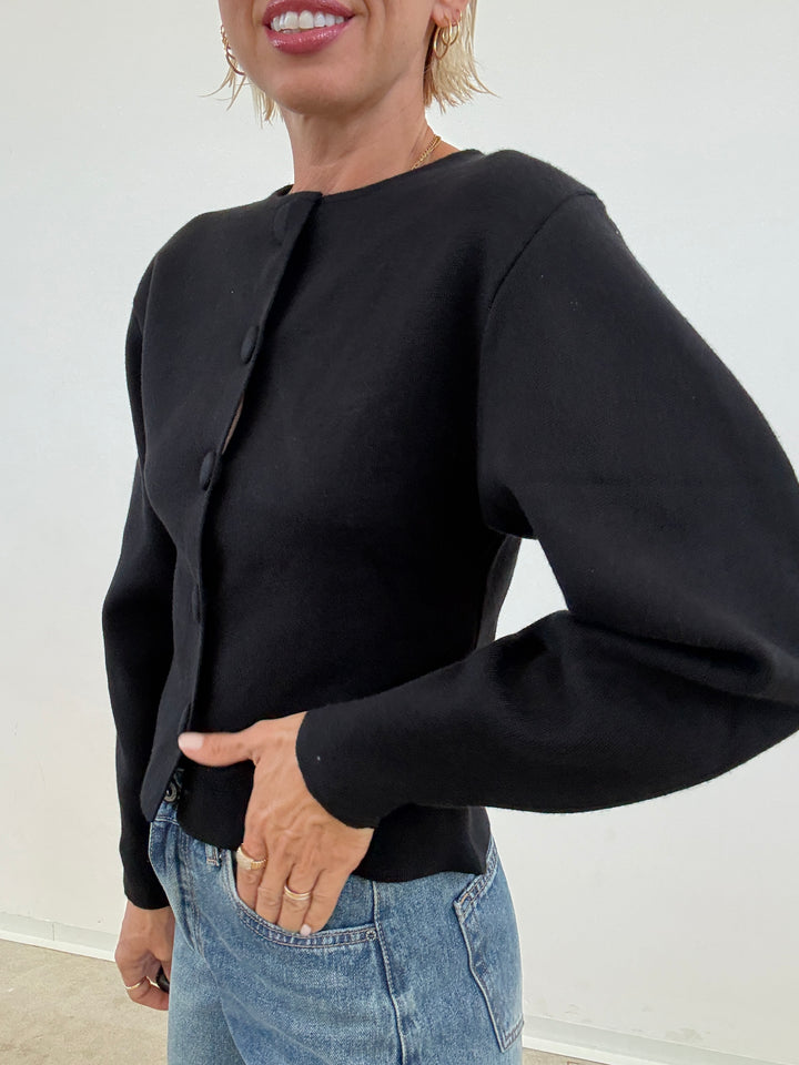 CARDIGAN AURORA NERO