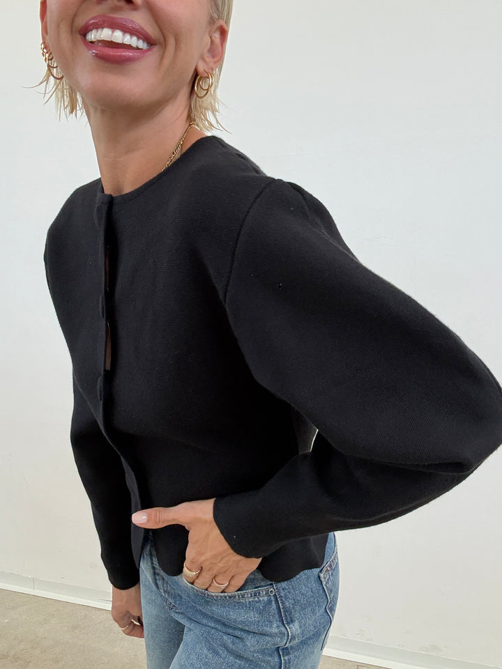 CARDIGAN AURORA NERO