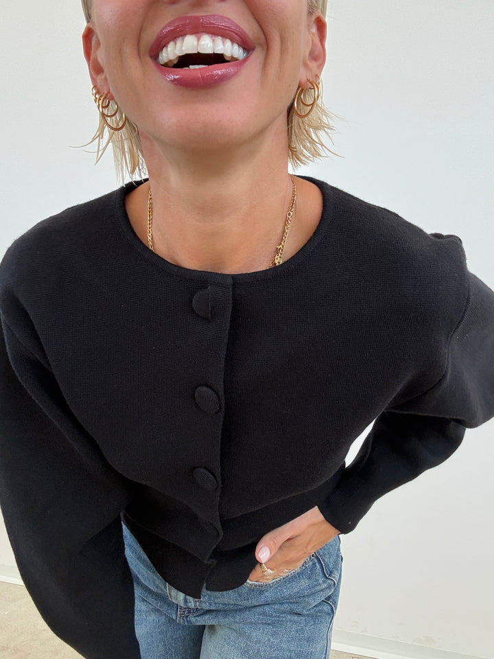 CARDIGAN AURORA NERO