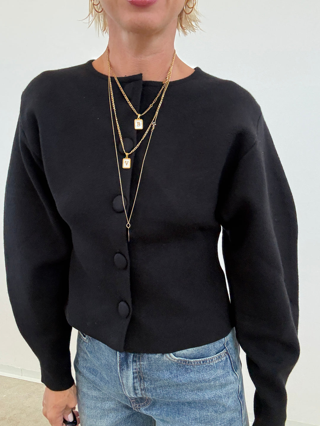 CARDIGAN AURORA NERO
