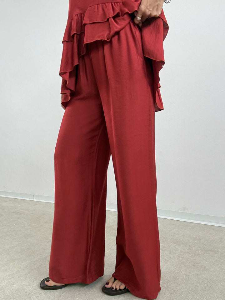 SET ANTONELLA BALZE ROSSO MATTONE