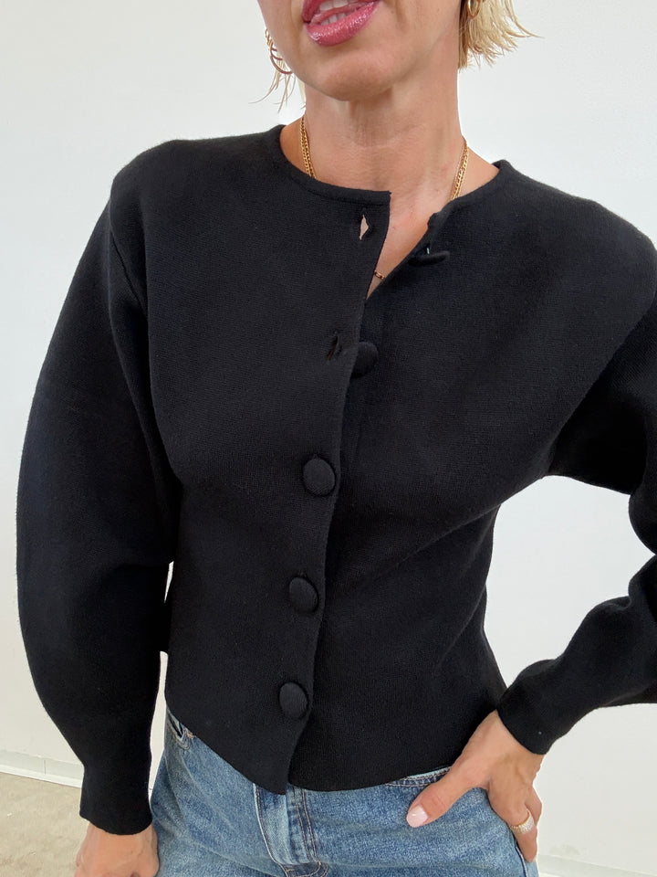 CARDIGAN AURORA NERO