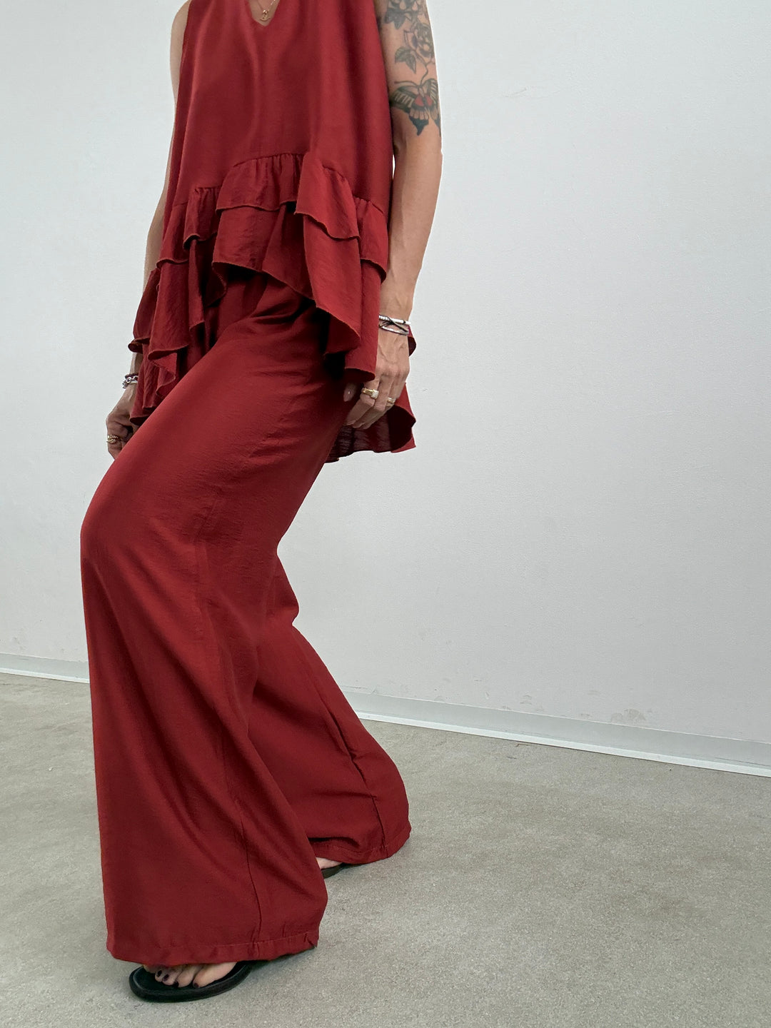 SET ANTONELLA BALZE ROSSO MATTONE