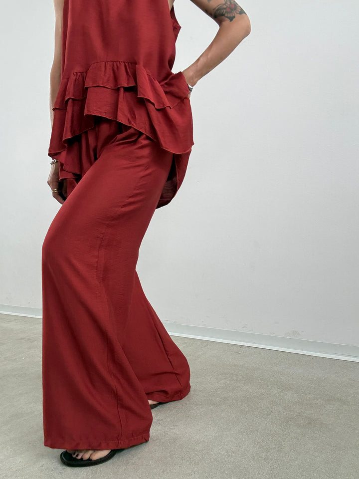 SET ANTONELLA BALZE ROSSO MATTONE
