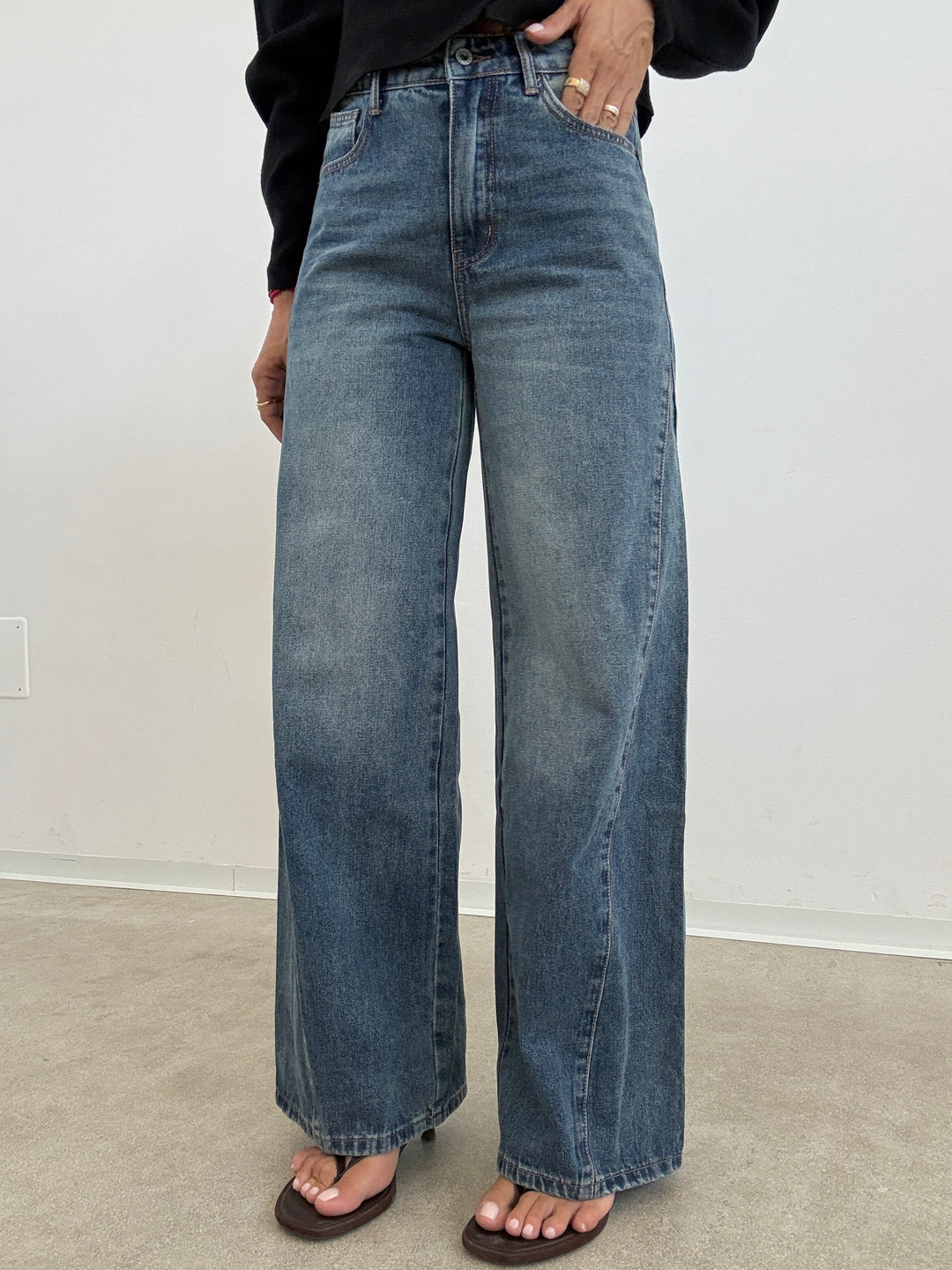 DENIM SPICCHIO MIDBLUE WASH